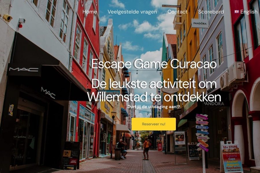 escape game curacao homepage